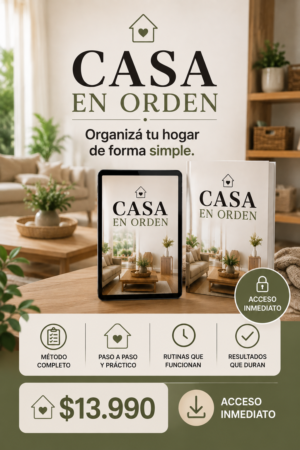 Casa en Orden: El Sistema para Organizar tu Hogar